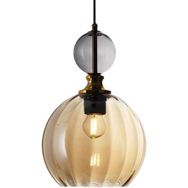 Danish Glass Ball Chandelier